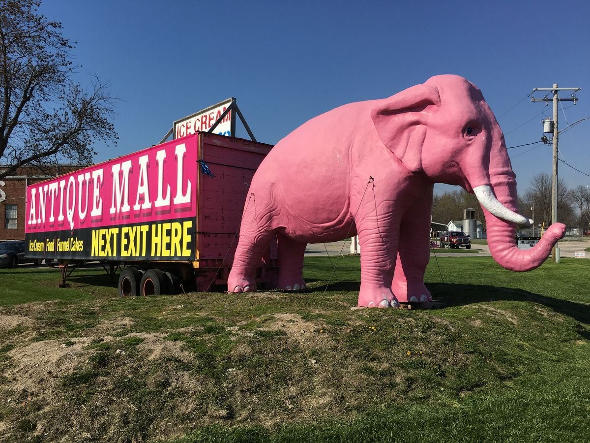 pink elephant antique mall